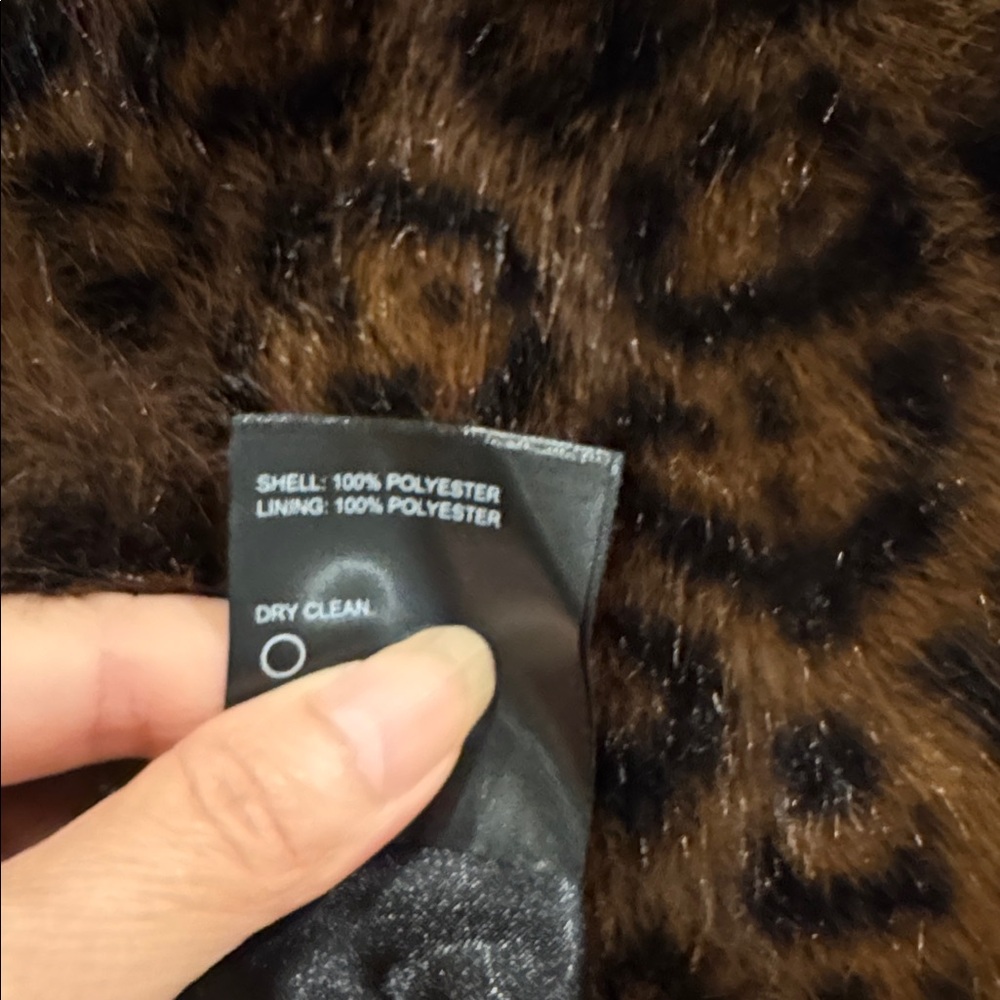 Laundry Leopard Print Faux Fur Coat - Picture 9 of 9